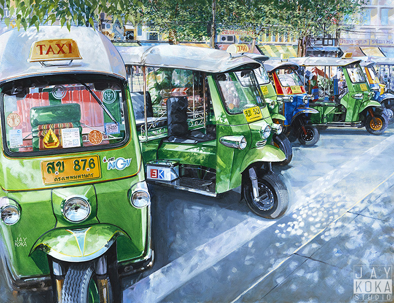 Seven Tuks in Bangkok by Jay Koka
