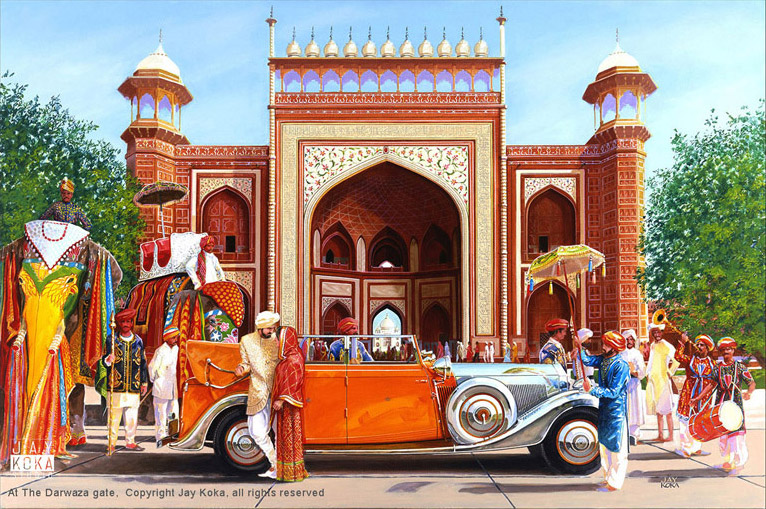 At the Darwaza Gate by Jay Koka