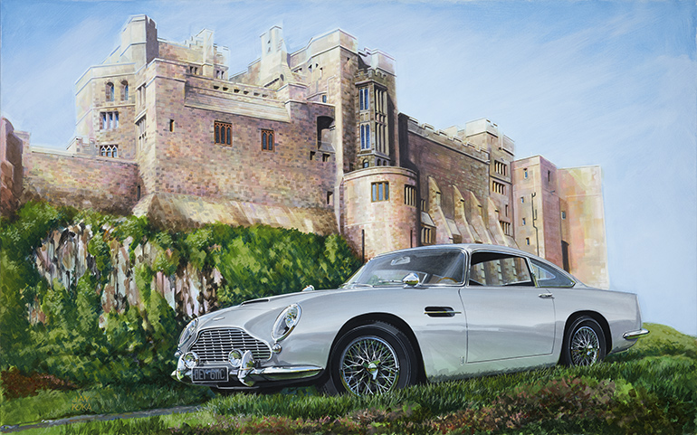 Hirschmann DB5 at Bamburgh Castle by Jay Koka