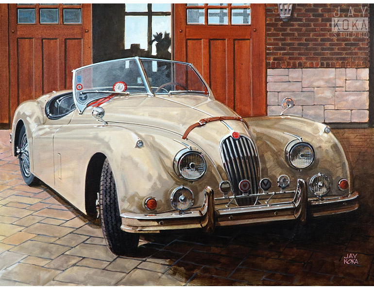1956 Jaguar XK140 by Jay Koka