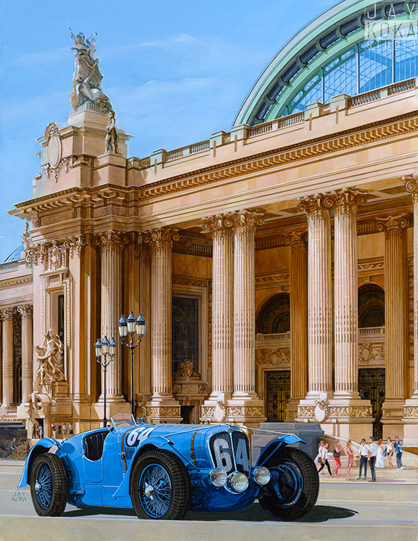 Delahaye 135S at the Grand Palais (Paris) by Jay Koka